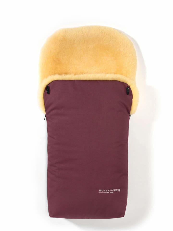 Hofbrucker Kinderwagen Fußsack Putzi in bordeaux günstig kaufen onesize