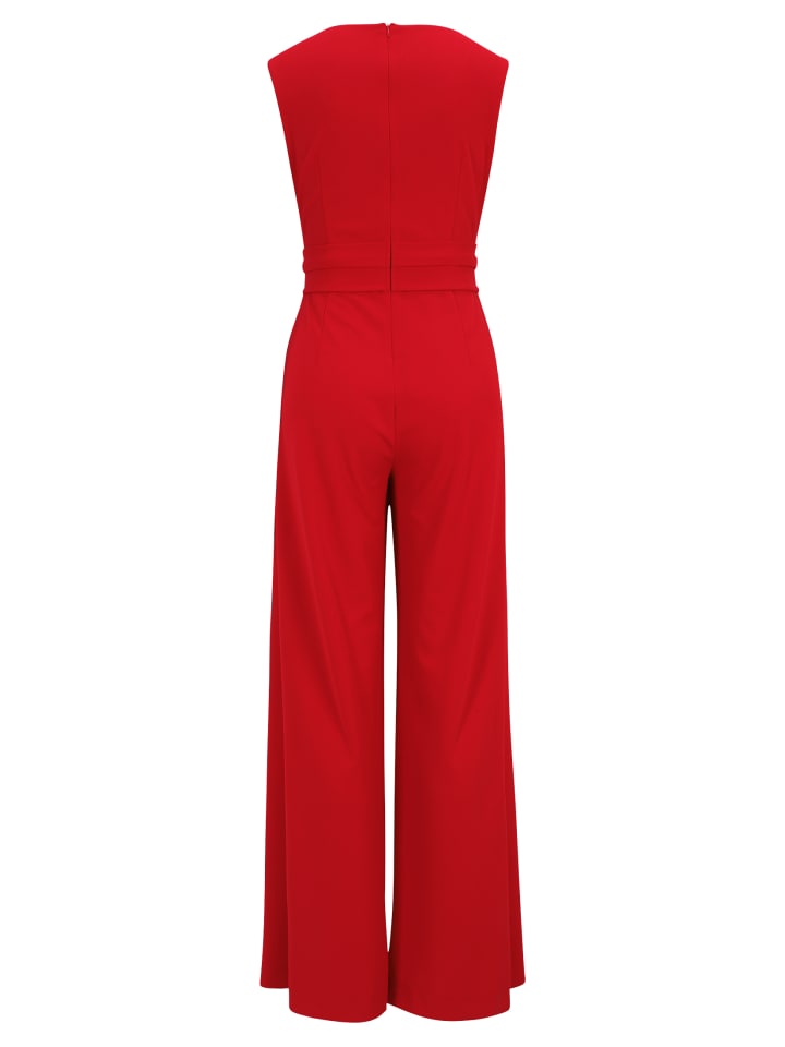 Vera Mont Jumpsuit mit weitem Bein in Red Rose günstig kaufen