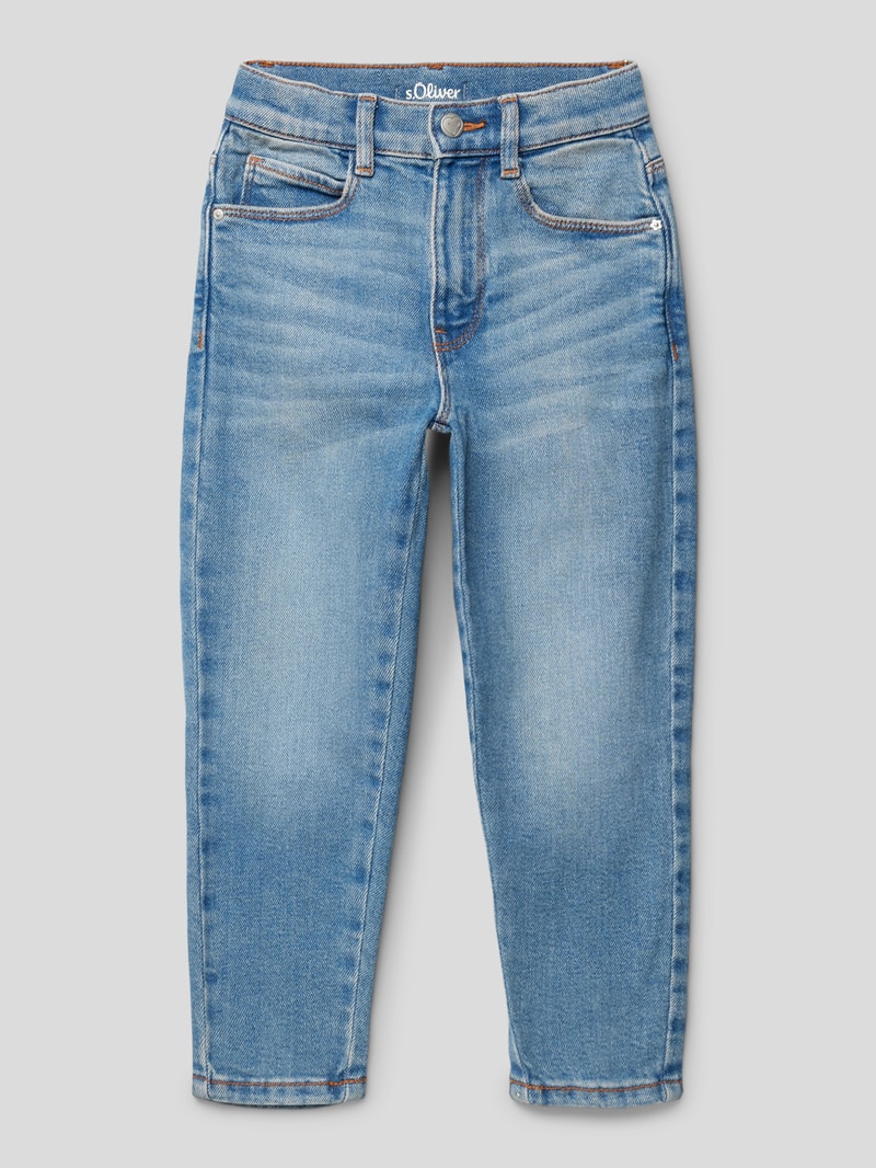 Jeans im 5-Pocket-Design Modell 'Back to school' in blau