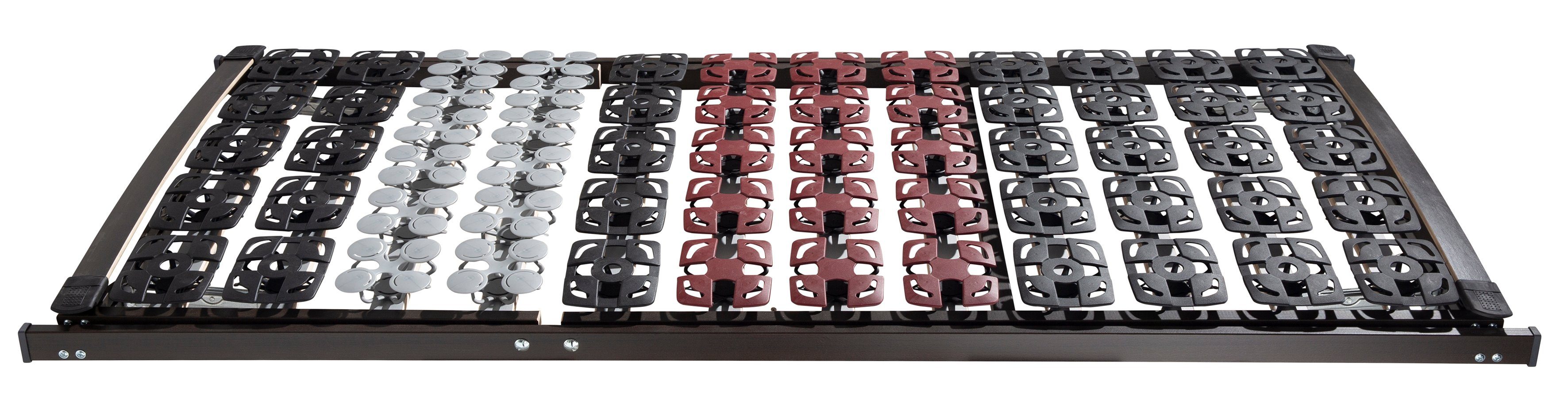 Tellerlattenrost Mediflex Modul KF, Beco, Kopfteil manuell verstellbar, Fußteil manuell verstellbar, Perfekte Körperanpassung, Druckentlastung und ein ideales Bettklima