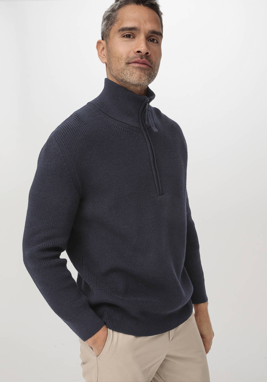 Troyer aus Bio-Merino und Bio-Baumwolle