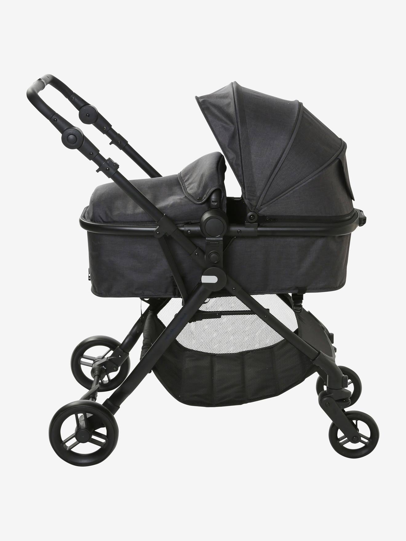 Poussette Trio transformable Libra VERTBAUDET gris irisé