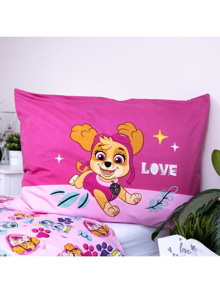 Paw Patrol Kuschelige Bettwäsche Polyester, 140x200 cm & 70x90 cm in Mehrfarbig günstig kaufen 200 x 140 cm