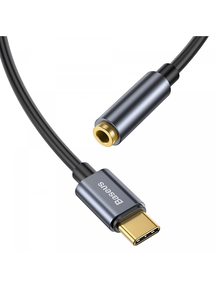Baseus Baseus L54-Adapter für USB-C-Kopfhörer/Miniklinke in Grau günstig kaufen onesize