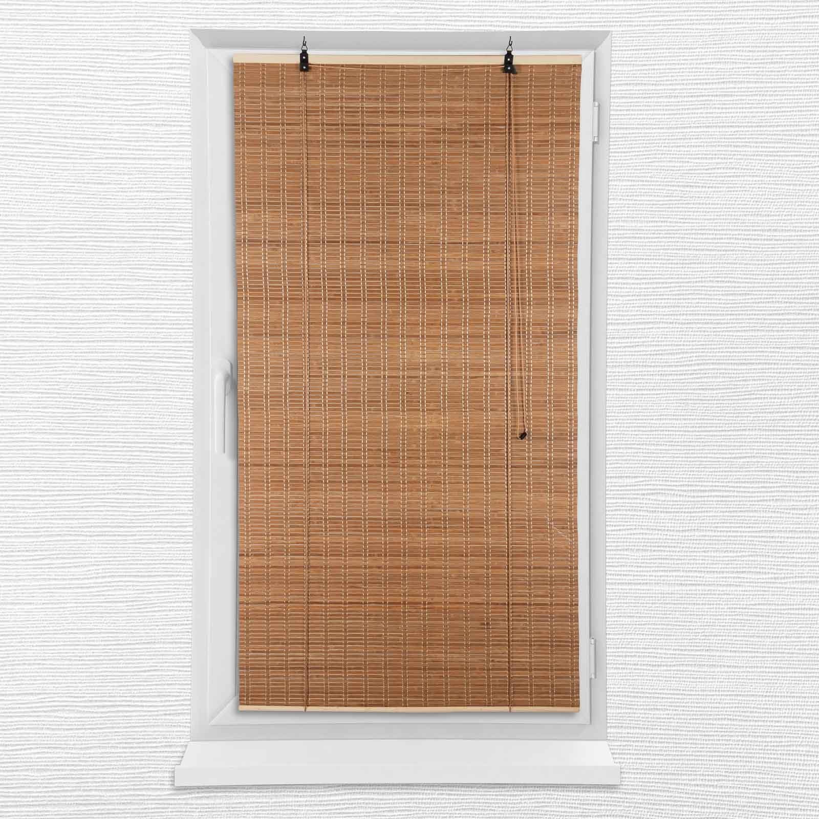 Rollo Julido Bambusrollo Raffrollo Jalosie Sichtschutz Sonnenschutz Fensterd, Julido, Lichtschutz, Haken, Haken, integrierte Kindersicherung, Abdunklung,Lichtschutz