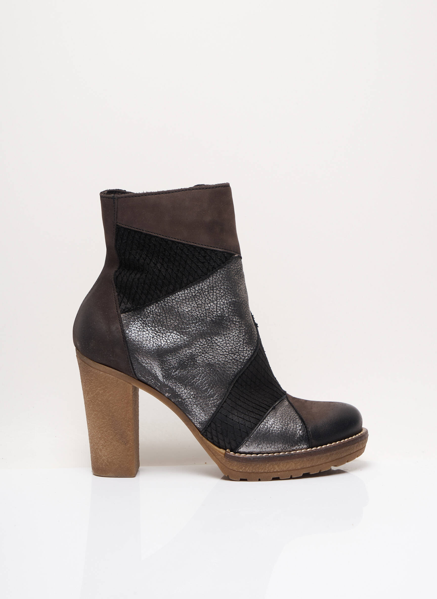 Paprika Bottines Femme couleur gris