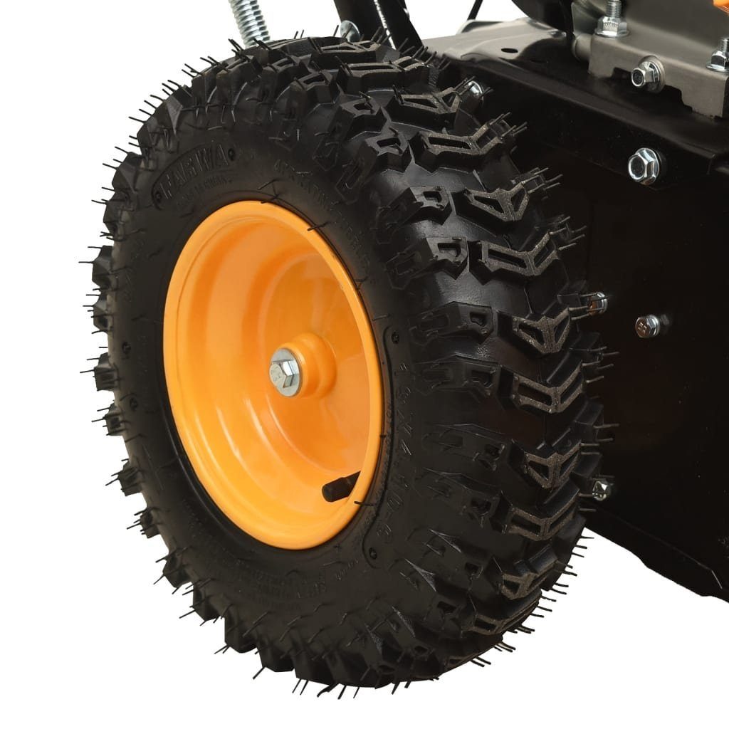 vidaXL Kehrmaschine 2-in-1 Schneefräse und Kehrmaschine Benzinbetrieben 6,5PS