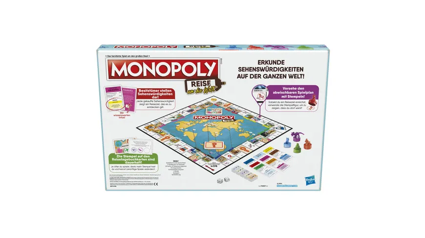 Hasbro - Monopoly Reise um die Welt