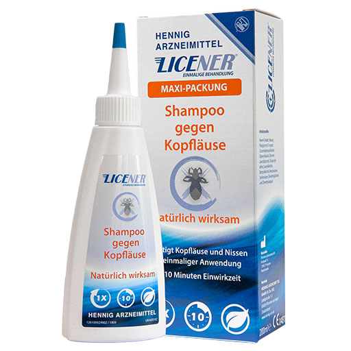 LICENER gegen Kopfläuse Shampoo Maxi-Packung  200 ml  Shampoo