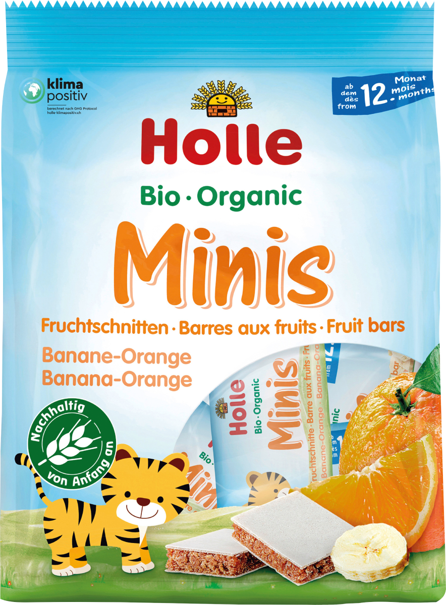 Fruchtriegel Minis Banane-Orange ab dem 12. Monat, 100 g