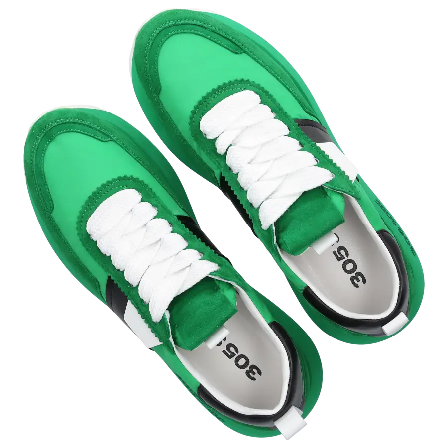 305 SOBE - Sneaker low BUCKET Veloursleder - grün