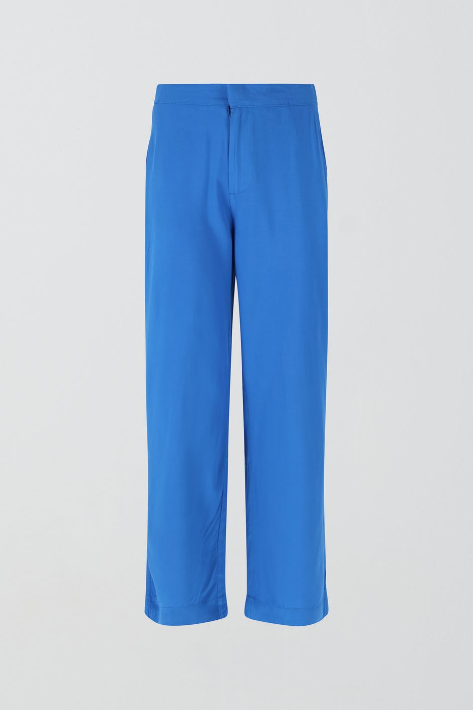 Relaxed viscose trousers