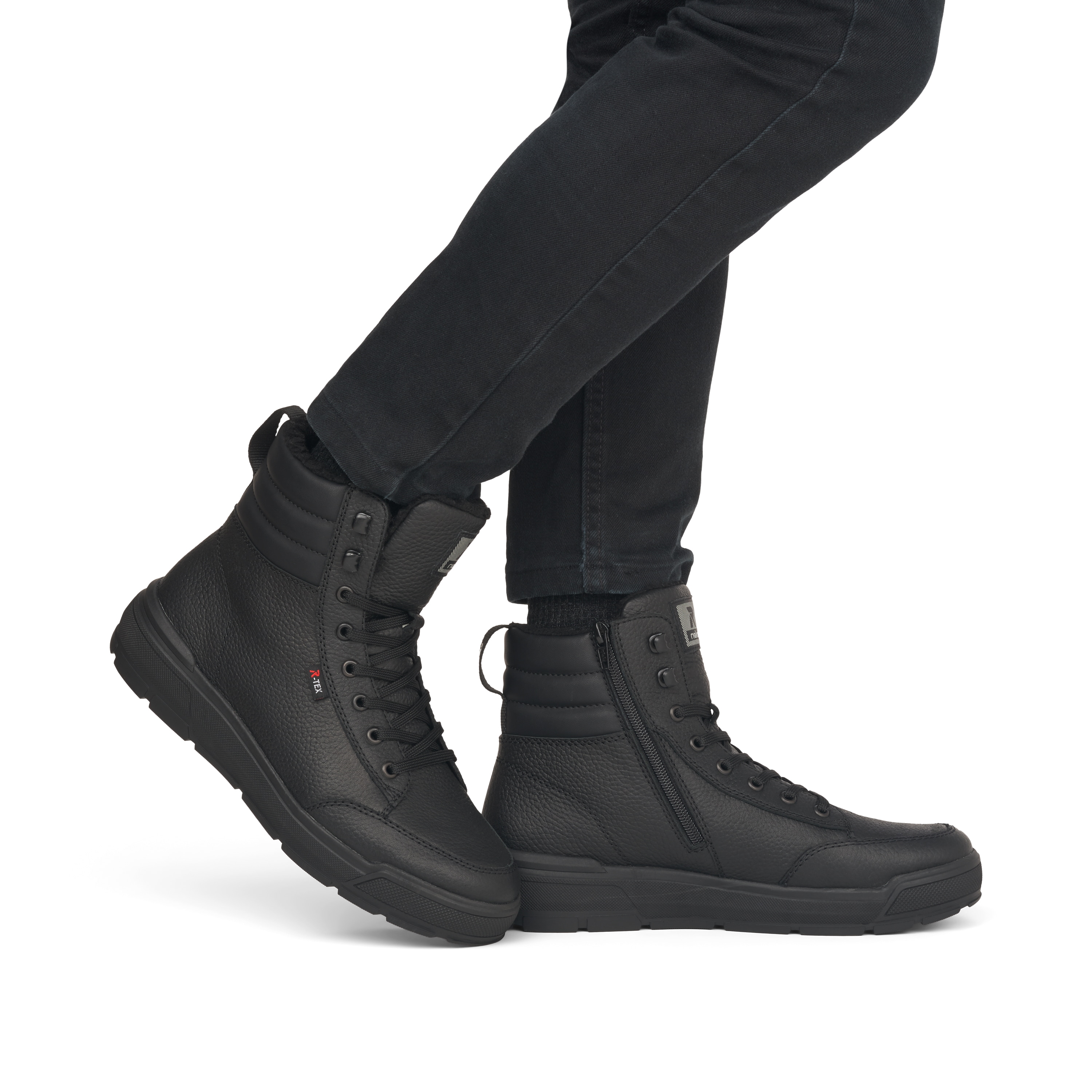 Rieker Herren Sneaker High midnight black