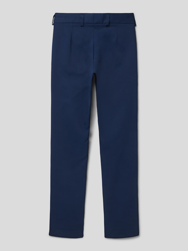 Slim Fit Anzughose mit Stretch-Anteil in blau