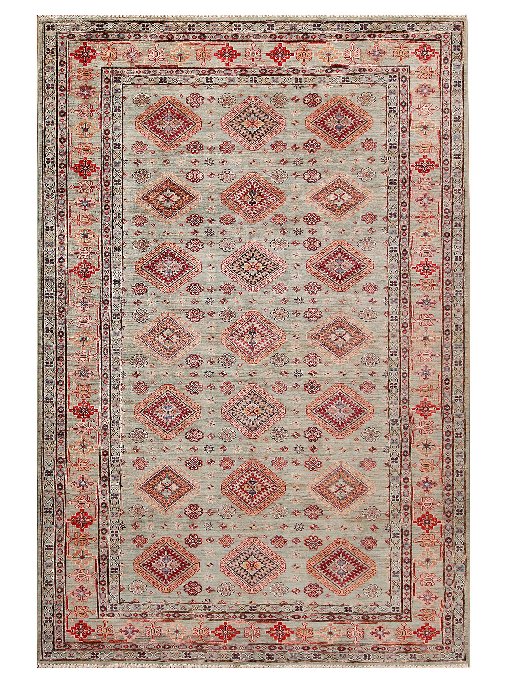 Kazak Ghazni ca. 196 x 296 cm, Unikat / Einzelstück