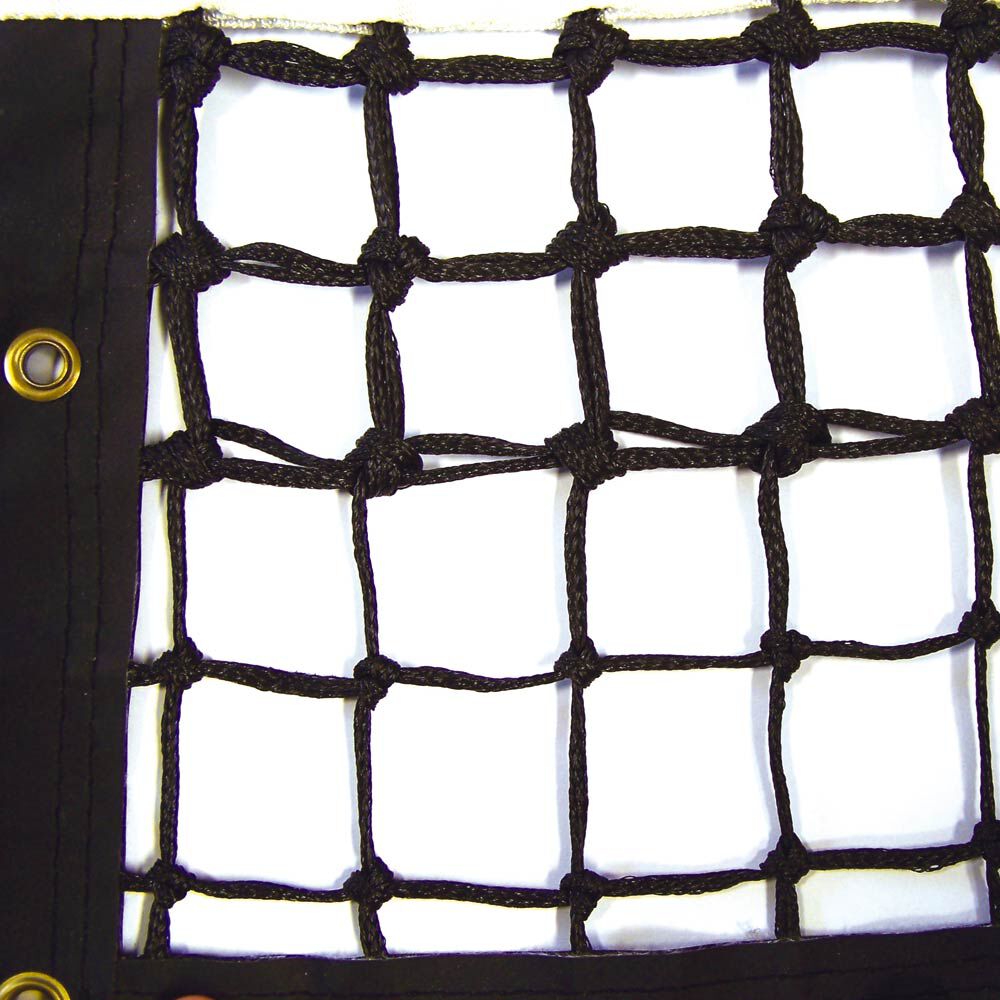 Tennisnetz 3mm Mit 5 Doppelreihen - Schwarz