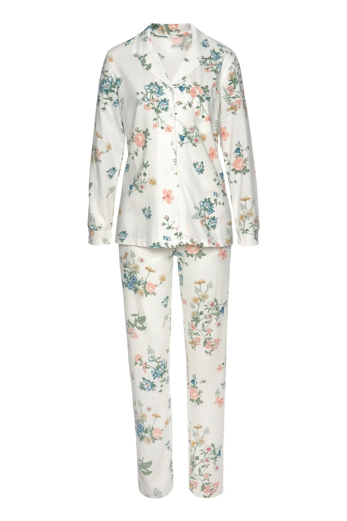 Vivance  Pyjama set - Ecru - Geblümt