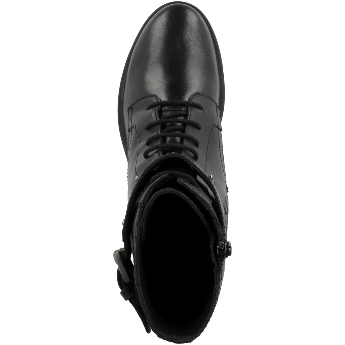 Geox D Rawelle J Schnürboots schwarz