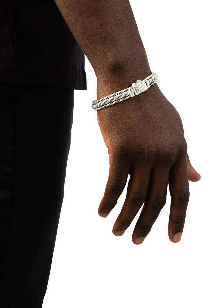 Buddha to Buddha  Edwin XS schakelarmband van zilver