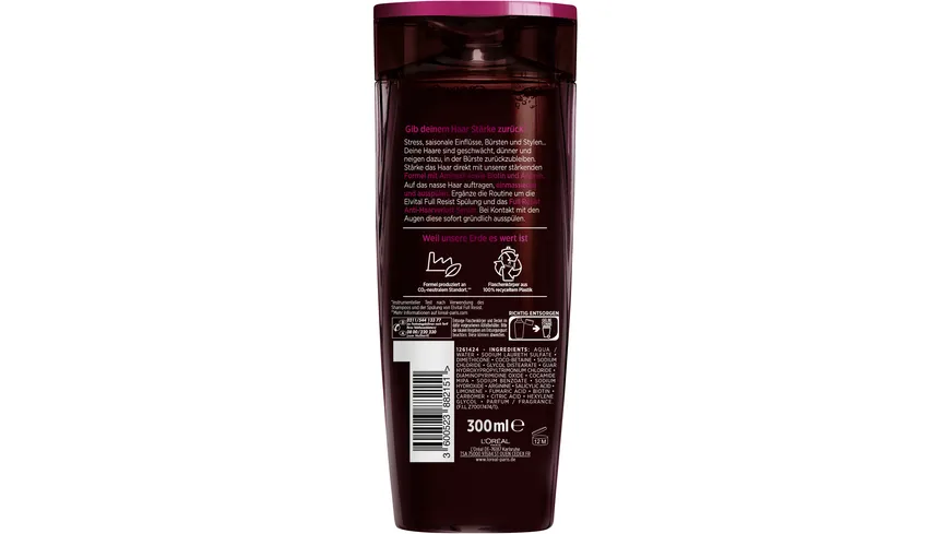 L'Oréal Elvital Full Resist Shampoo 300 ml