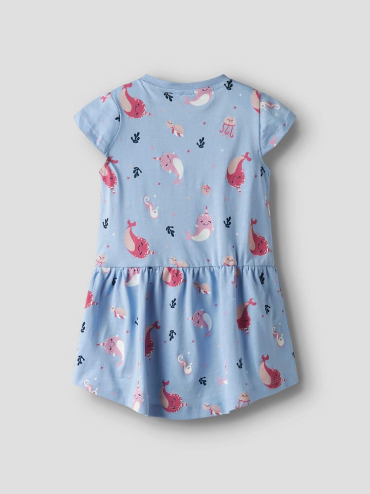 name it Jersey-Sommerkleid NMFVIGGA CAPSL DRESS F1 in chambray blue günstig kaufen