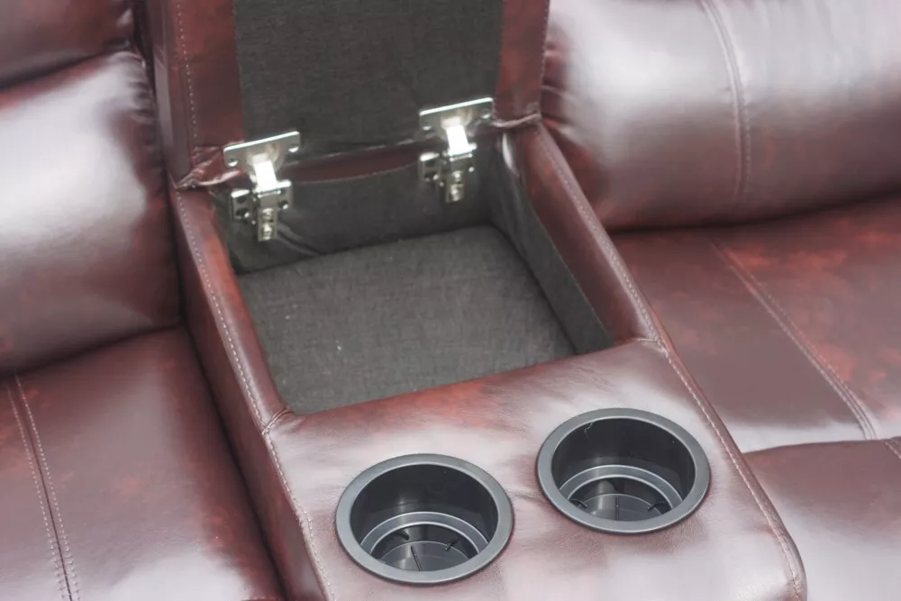 Happy Home Relaxsofa-Set 3tlg. mit 5 Relaxfunktionen braun