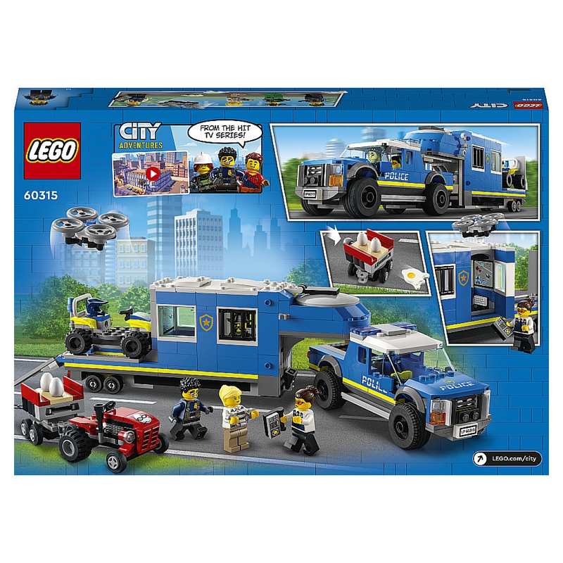 60315 Police mobile Command Truck V29 LEGO City