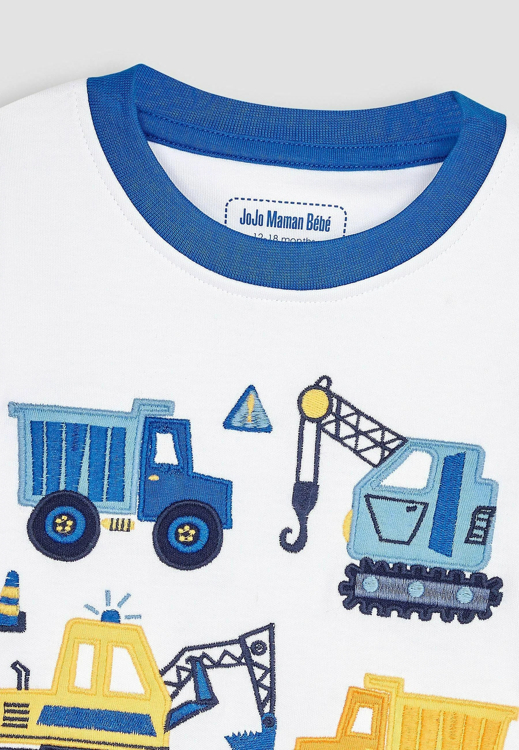JoJo Maman Bébé CONSTRUCTION APPLIQUÉ-REGULAR FIT - Pijama
