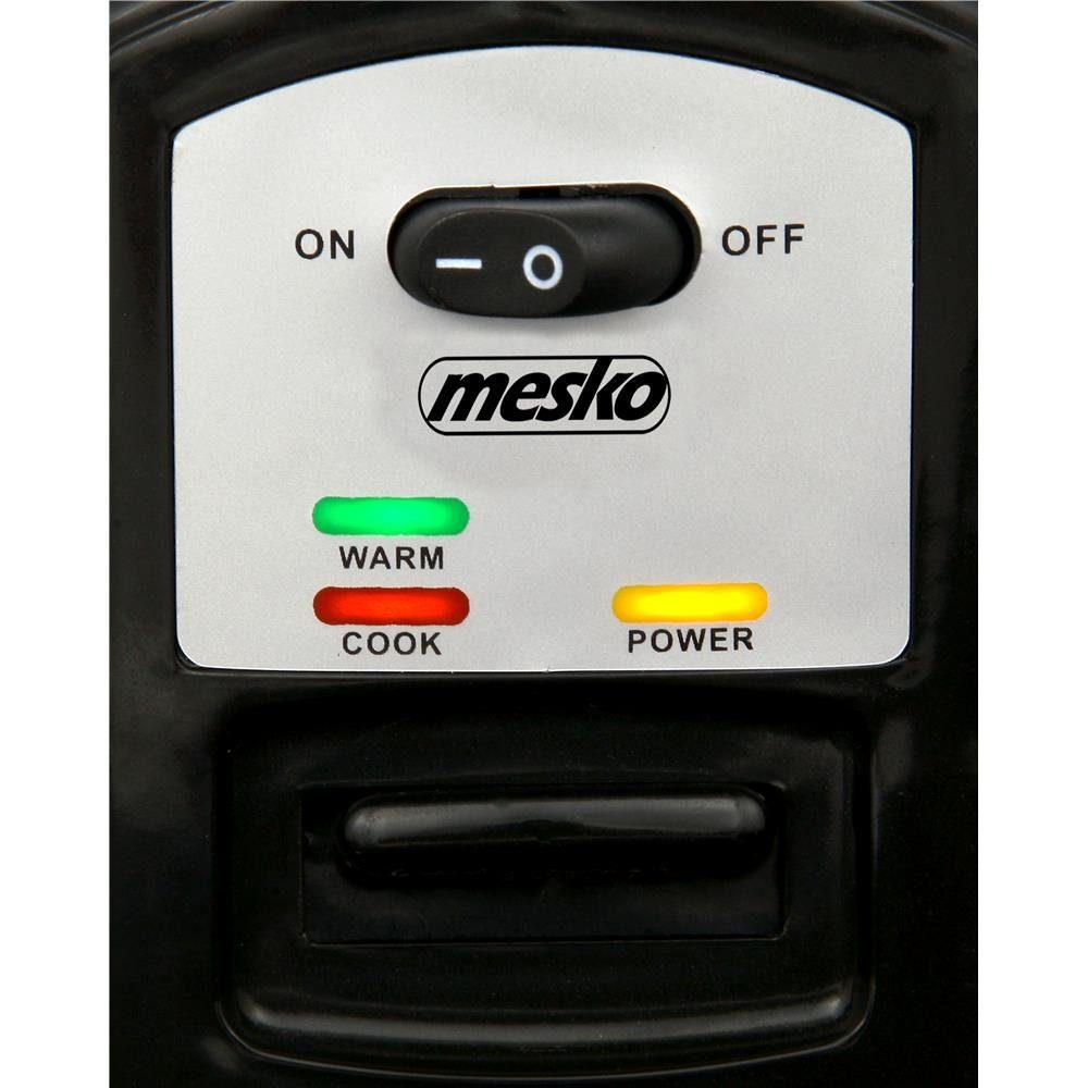 Mesko Reiskocher MS 6411 Reiskocher 1,5 Liter, Reiskochtopf, Deckel mit Dampfablassöffnung, Messbecher und Reislöffel