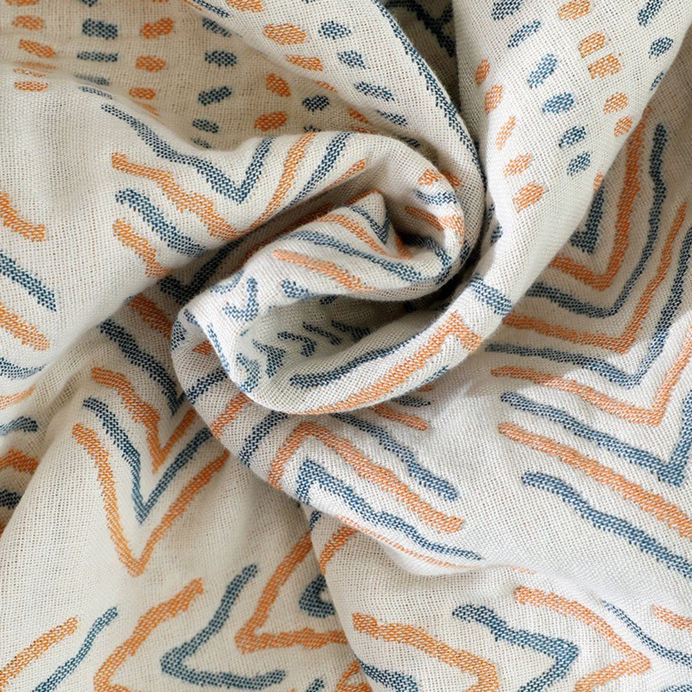Baumwollbettdecke, Decke Baumwolle mit Fransen Doppelseitig150x230cm Sofa Blanket Cover, FELIXLEO