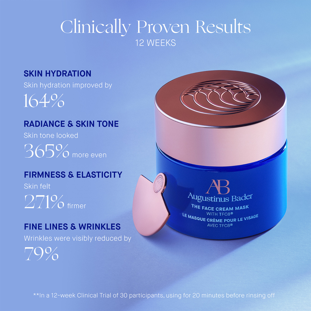 augustinus bader The Face Cream Mask Texture riche et crémeuse pour un concentré d’hydratation