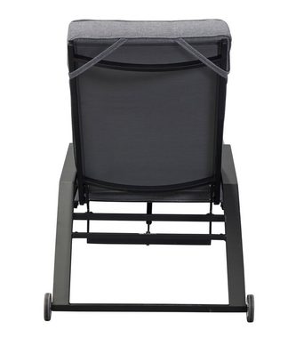 LC Garden Gartenliege LC Garden Sondrino Liege Aluminium/Textilene inkl. Kissen, 1
