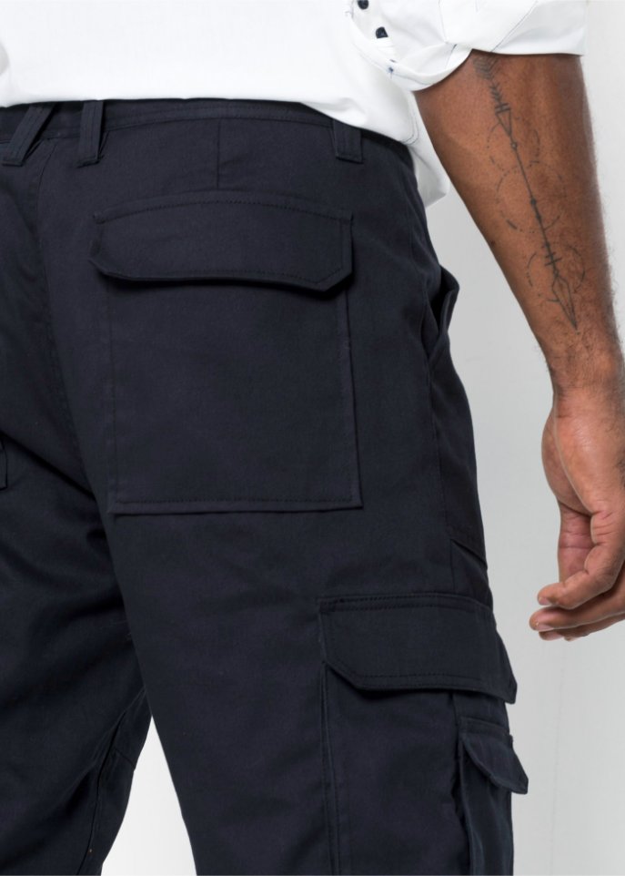 Loose Fit Thermo-Cargohose m. Teflonausrüstung, Straight