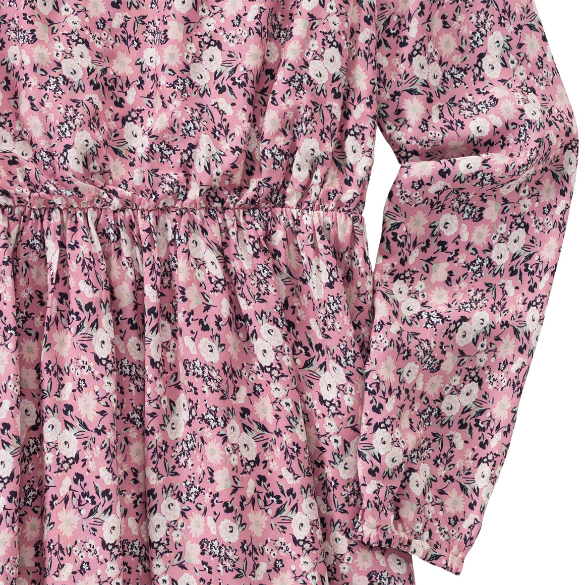Mädchen Kleid mit floralem Allover-Print
