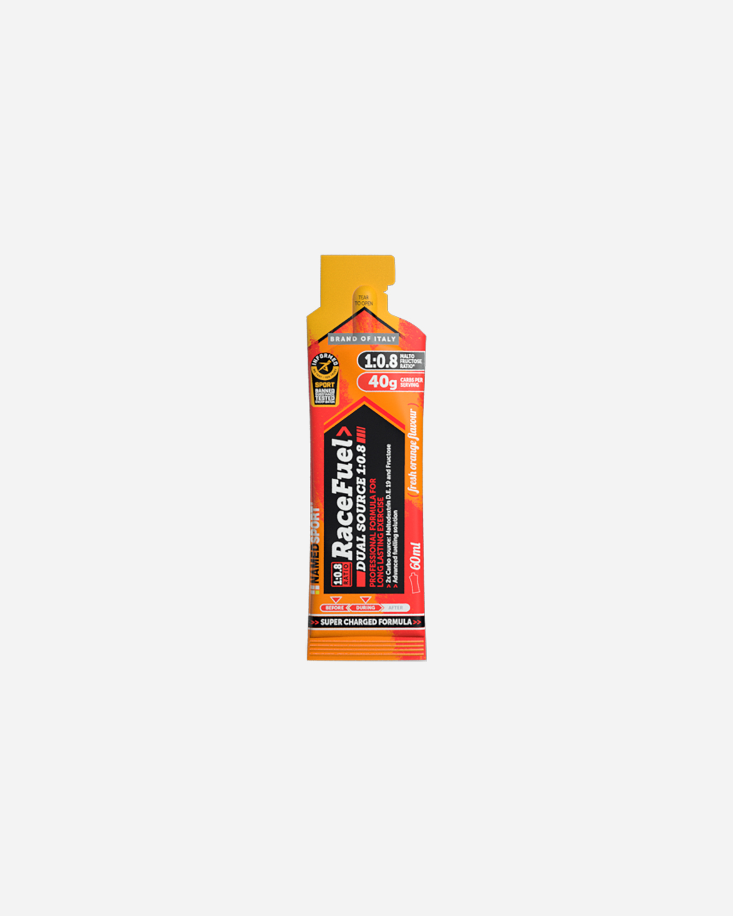 Energetico Named Sport Race Fuel Gel Orange 60ml 1FO-GEL-CYCL-01