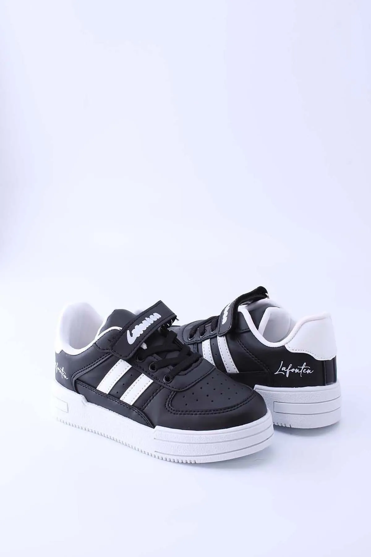en7  Schwarze und weiße Kinder-Sneakers 5555