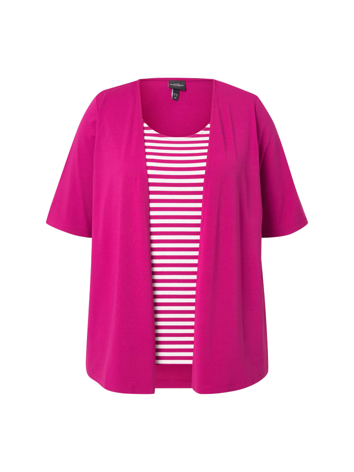 Ulla Popken Shirt in magenta günstig kaufen