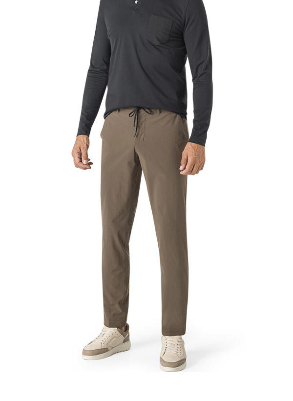 BOGGI MILANO, Chino, Mikrofaser geruchshemmend, taupe