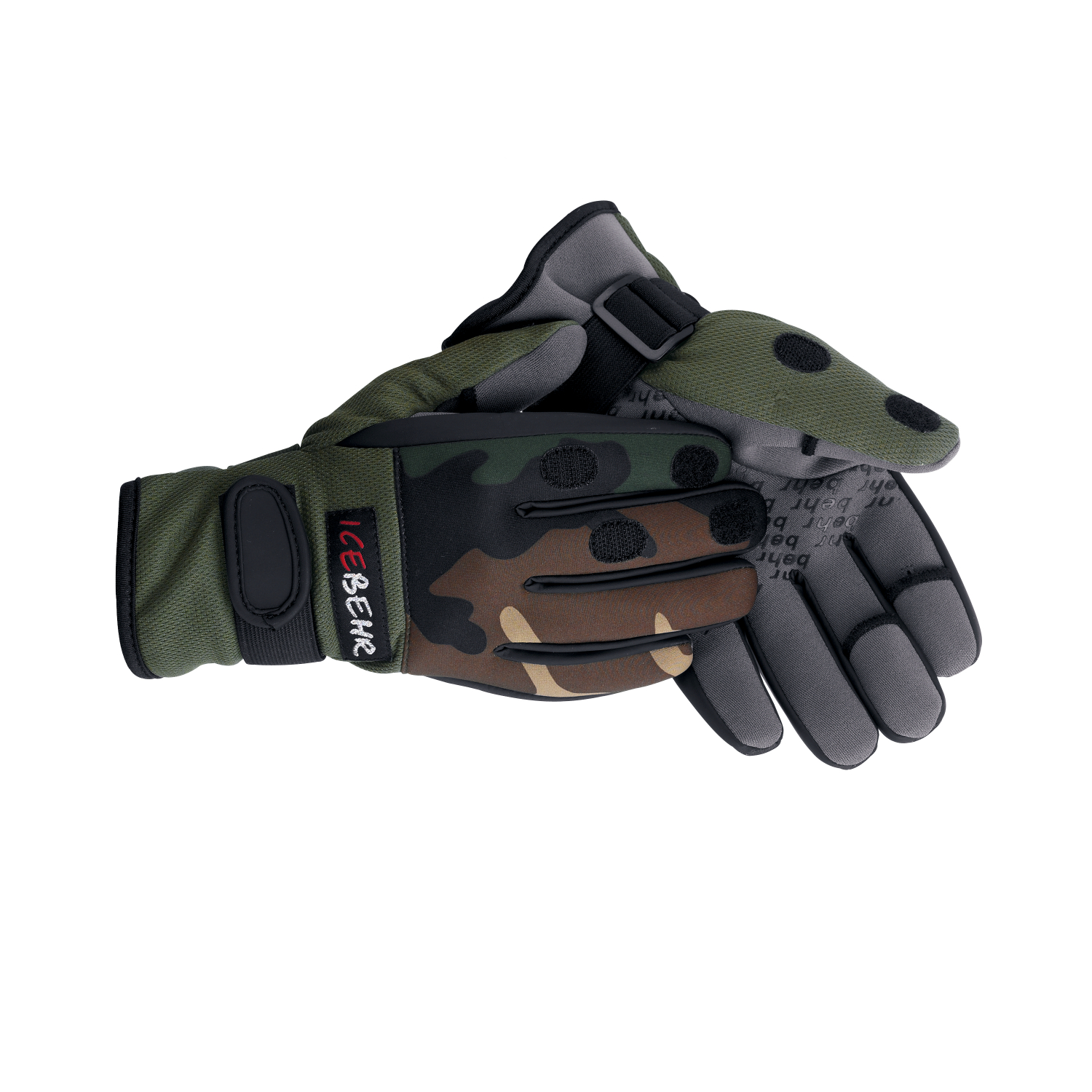 Icebehr Unisex Titanium Neopren Handschuhe (camouflage)