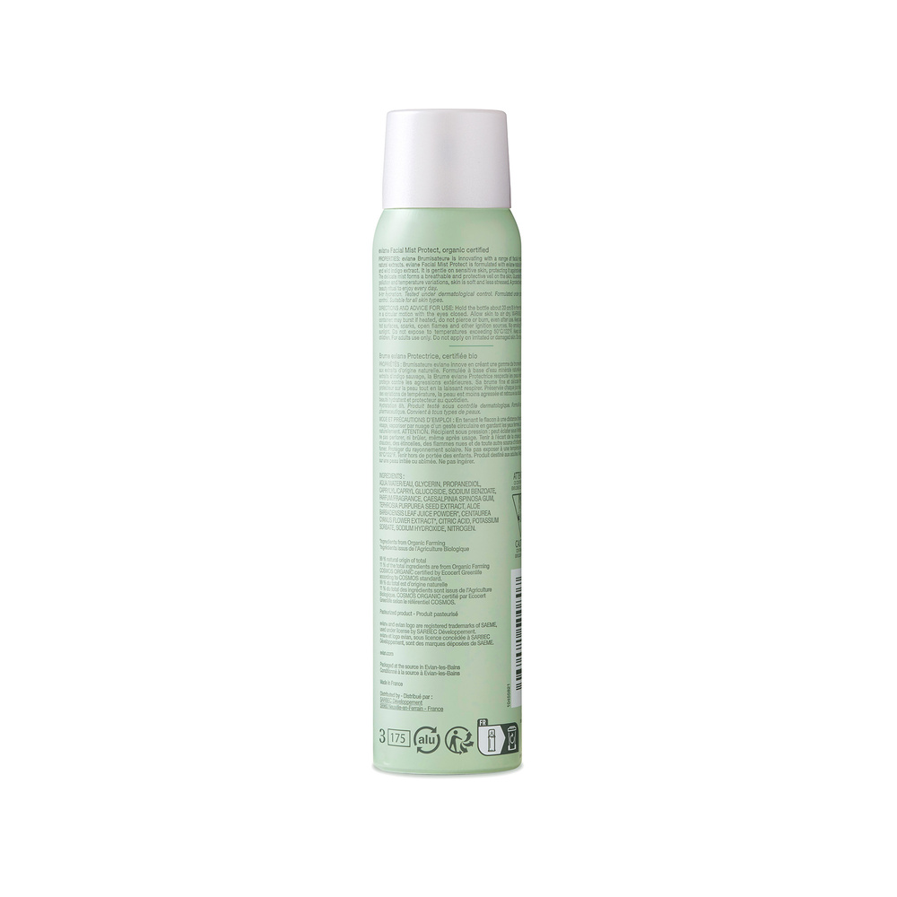evian evian® Facial Mist PROTECT Brume de soin visage Protectrice certifiée bio
