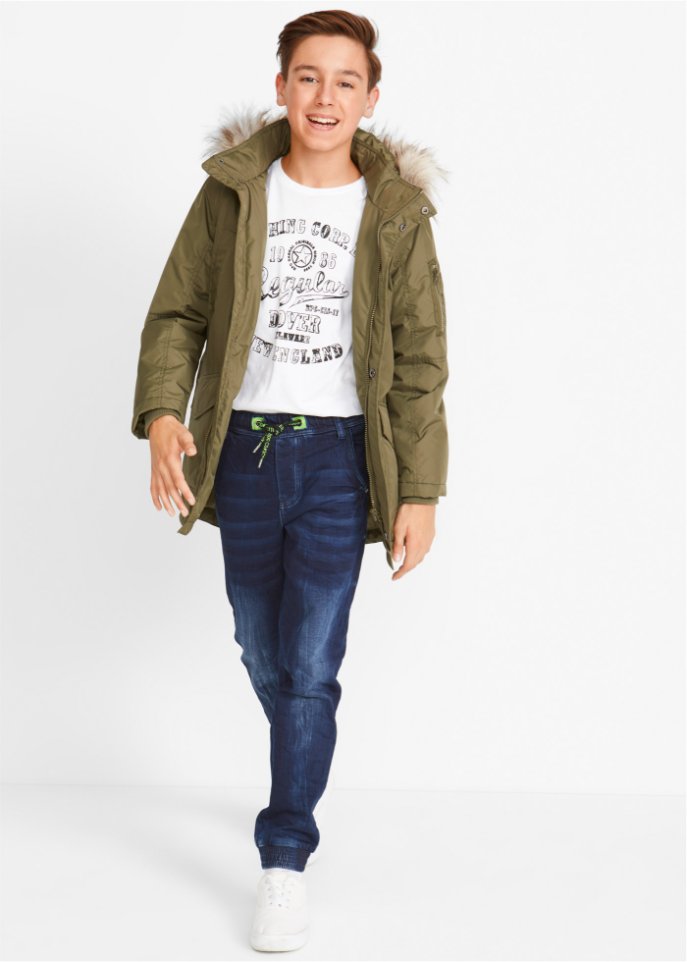 Jungen Sweatjeans, elastischer Bund, Slim Fit