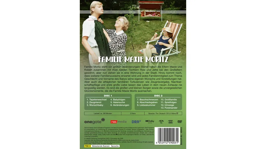 Familie Maxie Moritz (DDR TV-Archiv)  [2 DVDs]