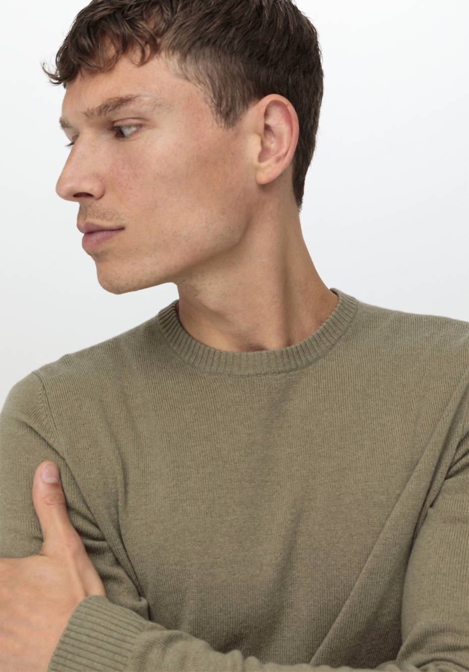 Pullover aus Schurwolle mit Kaschmir