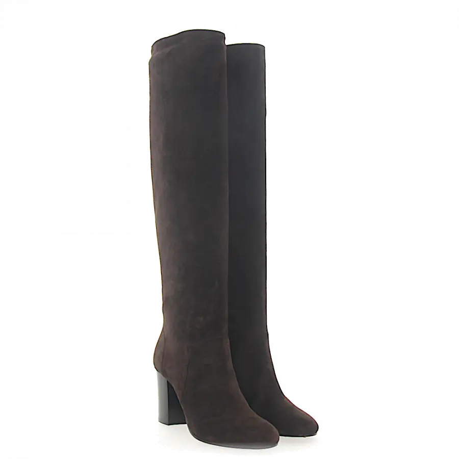 Lanvin - Stiefel Veloursleder braun - braun