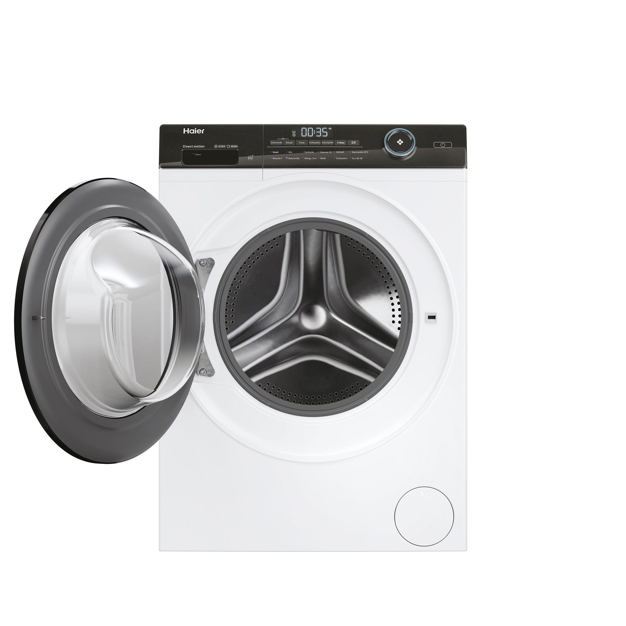 Haier Waschmaschine HW90-B14TEAM5, 9,00 kg, 1400 U/min, Smart hOn App, i-Time, Refres