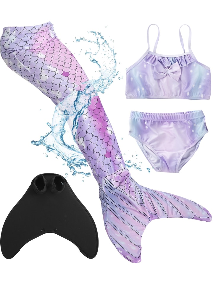 Corimori Meerjungfrau Flosse mit Bikini in Lila-kombi günstig kaufen