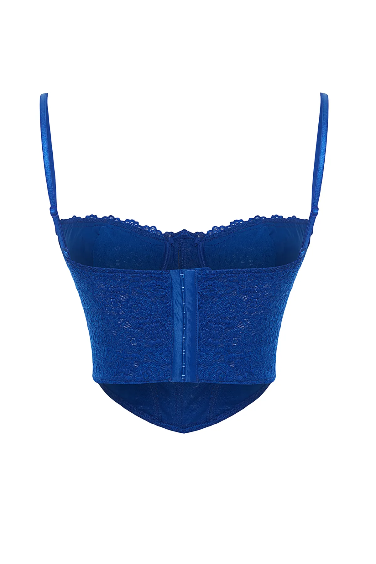 Trendyol Collection  Saks Crop Lined Corset Detailliertes Spitzen-Bustier TPRAW23BS00062