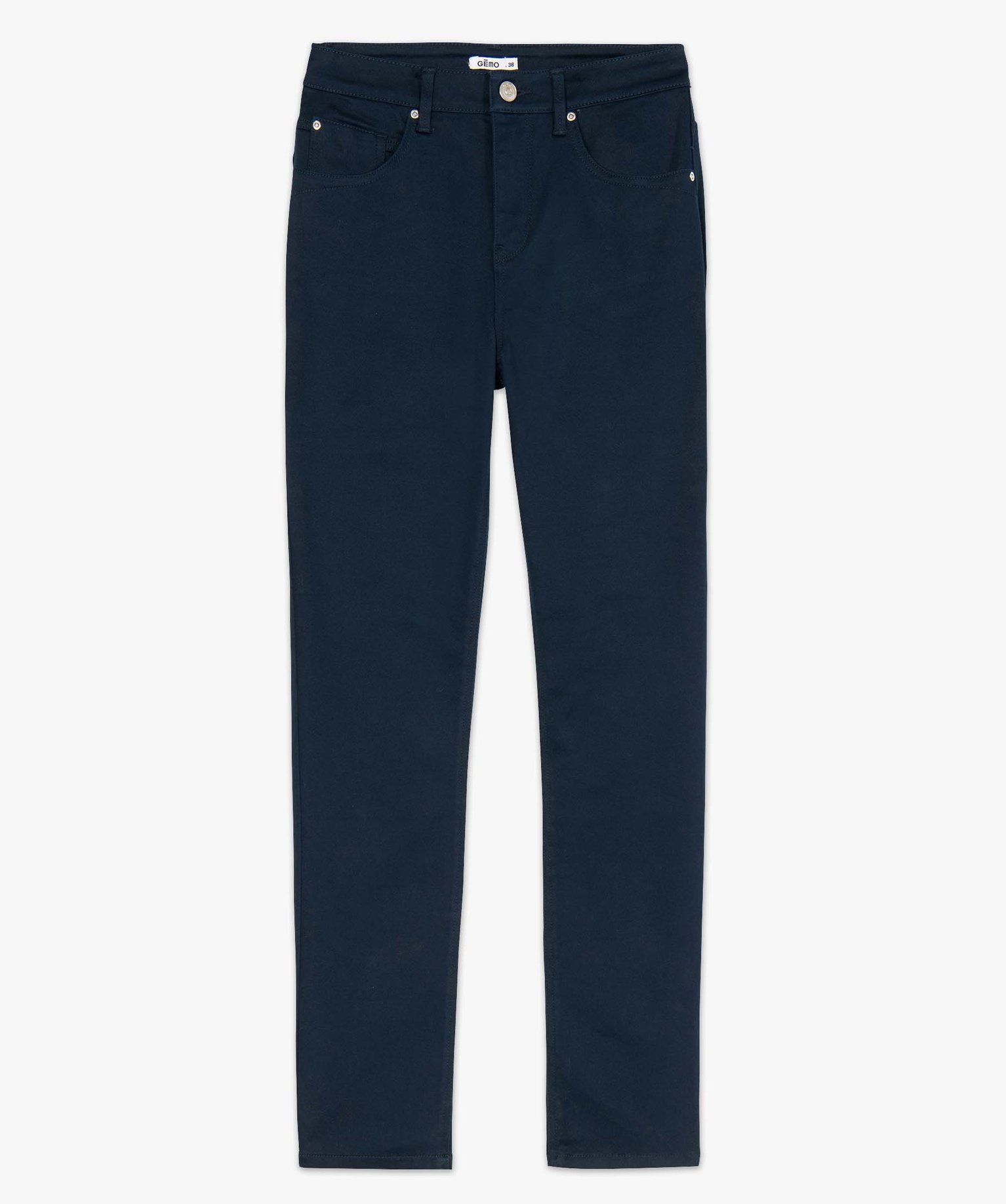 Pantalon femme coupe Regular - Longueur L26 bleu | GEMO