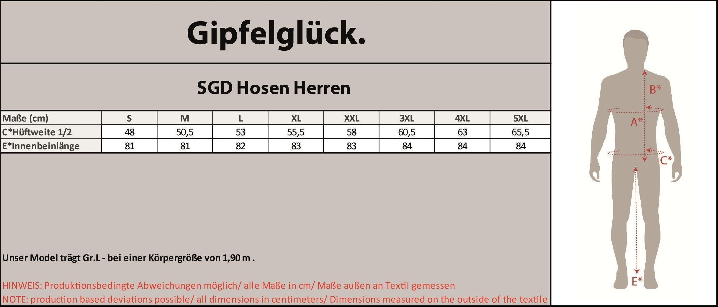 Gipfelglück Outdoorhose Josef für Herren, schnelltrocknend, 4-Wege-Stretch