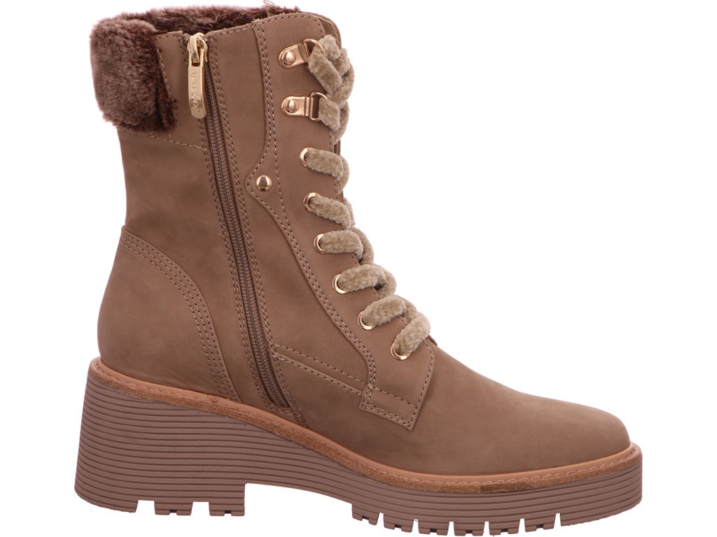 REGARDE LE CIEL Stiefeletten braun Schnürstiefel Absatz Boot Damen Braun Ma